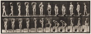 Plade 226. Fjernelse af vandbeholder fra skulder til jorden & vending af Eadweard Muybridge
