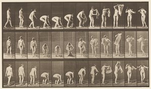 Tavle 227. Løfteklæde fra jorden,, 1872-1885 af Eadweard Muybridge
