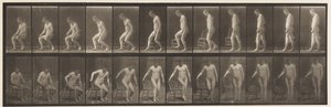 Tavle 236. Placing Diair and Sitting Down, 1885 af Eadweard Muybridge