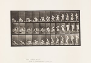 Tavle 248. Sætter sig ned på jorden af Eadweard Muybridge