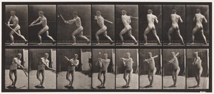 Plade 278. Base-ball; Batting af Eadweard Muybridge