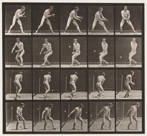 Plade 288. Base-ball; Fejl af Eadweard Muybridge