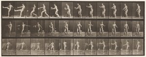 Tallerken 301. Fodbold; Punt, 1885 af Eadweard Muybridge