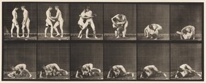 Plade 345. Brydning, Lås, 1885 af Eadweard Muybridge