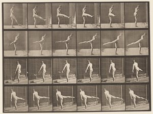 Tavle 370. Første balletaktion af Eadweard Muybridge