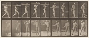 Plade 384. Løfter A Log On Skulder af Eadweard Muybridge