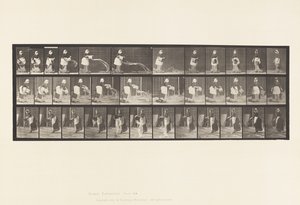 Plade 404.Tømmespand med vand, 1885 af Eadweard Muybridge