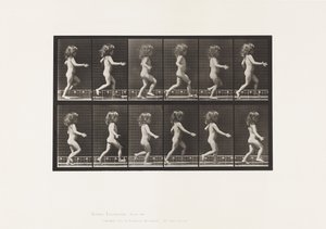 Tavle 469.Barn, Løb, 1885 af Eadweard Muybridge