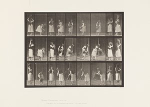 Tallerken 516. Diverse Bevægelser med Vandkrukke af Eadweard Muybridge
