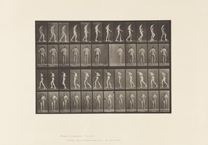 Plade 548. Lateral sklerose; A,B, Vandring, 1885 af Eadweard Muybridge
