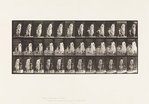 Plade 72. Løbende, ledende barn (70) i hånden af Eadweard Muybridge