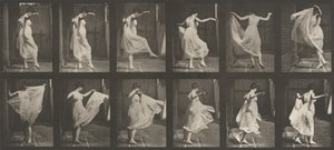 Tallerken nummer 188. Dans (fancy) af Eadweard Muybridge