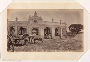 Offentligt vaskeri, Guatemala af Eadweard Muybridge