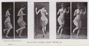 Den menneskelige figur i bevægelse: Udvalgte faser fra serie 55 (s/h-foto) af Eadweard Muybridge