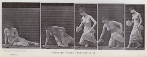 Den menneskelige figur i bevægelse: Udvalgte faser fra serie 56 (s/h-foto) af Eadweard Muybridge