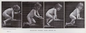 Den menneskelige figur i bevægelse: Udvalgte faser fra serie 86 (s/h-foto) af Eadweard Muybridge
