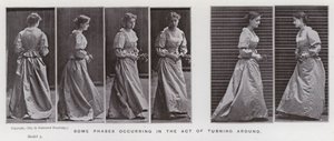 Den menneskelige figur i bevægelse: Nogle faser, der opstår i bevægelsen (s/h-foto) af Eadweard Muybridge