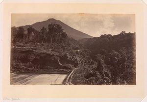 Vulkanen Zunil, Guatemala af Eadweard Muybridge