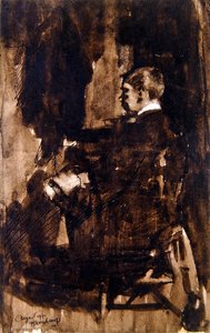 Siddende mand af Earl Beauchamp