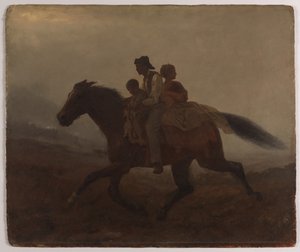 A Ride for Liberty (olie ombord) af Eastman Johnson