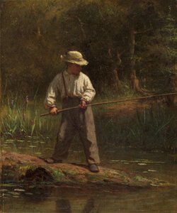 Boy Fishing, 1860