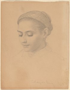 Leder af en ung kvinde af Eastman Johnson