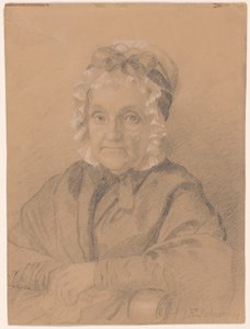 Portræt af fru Jeremiah Chandler af Eastman Johnson