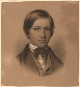Portræt af en ung mand af Eastman Johnson