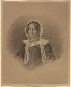 Portræt af en gammel kvinde af Eastman Johnson