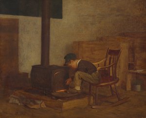 Den tidlige lærde, ca. 1865. af Eastman Johnson