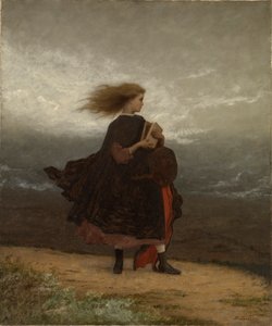 Pigen jeg efterlod mig, ca. 1872. af Eastman Johnson