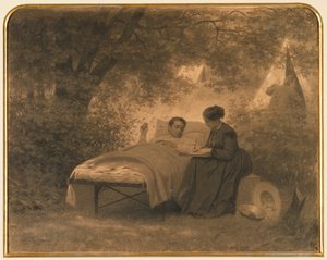 Brevet hjem af Eastman Johnson
