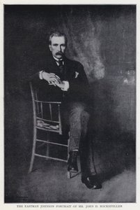 Eastman Johnson-portrættet af John D Rockefeller af Eastman after Johnson