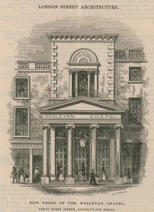 Ny front af Wesleyan Chapel, Great Queen Street, Lincoln