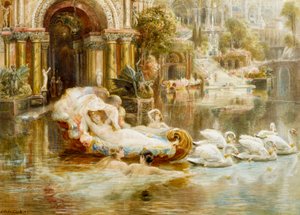 "Akvarel af Ebenezer Wake Cook (1843-1926) Privat samling af Ebenezer Wake Cook