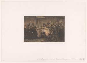 Maria af Bourgogne i staten i Brugge af Edgar Alfred Baes