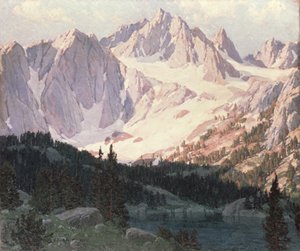 Sø i High Sierra (olie) af Edgar Alwin Payne