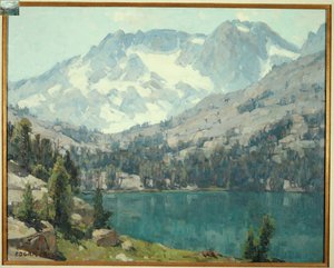 Sierra Lake (olie på lærred) af Edgar Alwin Payne