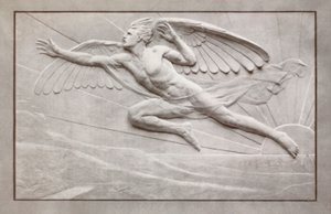 "Speed" (farve litho) af Edgar Bertram Mackennal