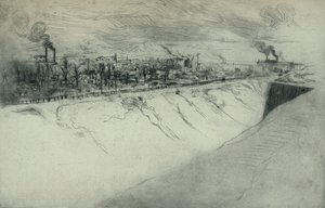 St Ouen set fra befæstningerne i Paris, 1915