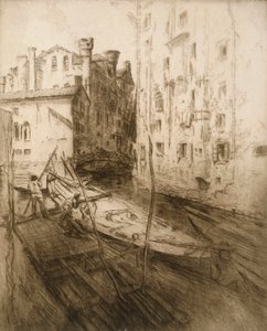 Den jødiske ghetto i Venedig, 1906.