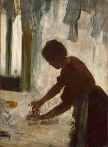 En kvinde stryger, 1873 af Edgar Degas