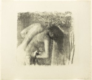 Efter badet (stor version) af Edgar Degas