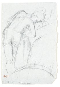 Efter Badet af Edgar Degas