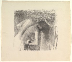 Efter Baths store version, 1891-92. af Edgar Degas