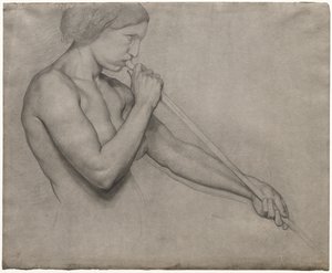 Engel blæser i trompet af Edgar Degas