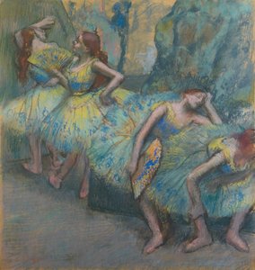 Balletdansere i vingerne af Edgar Degas