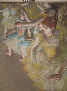 Balletdansere på scenen af Edgar Degas