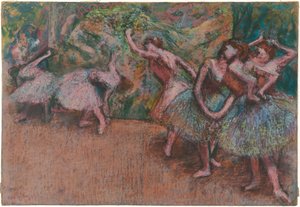 Balletscene, ca. 1907 (pastel) af Edgar Degas