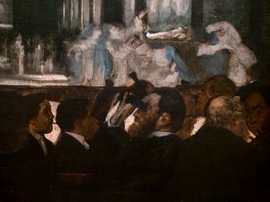 Ballet af Robert Djævelen (detaljer). 1871-1872. Olie på lærred. af Edgar Degas